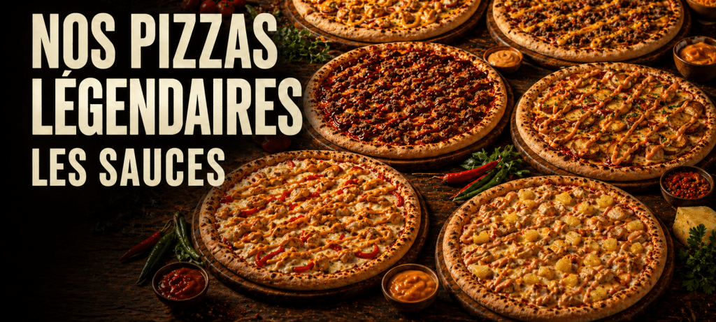 pizzas légendaires - les sauces