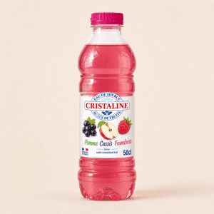 Cristaline pomme cassis framboise